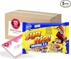 "Pere's Candy" saldainių rinkinys 5 x "Sun Rice Original Minis" 200g + "Pere's Candy" užrašų knygutė DIN A7 25 lapai