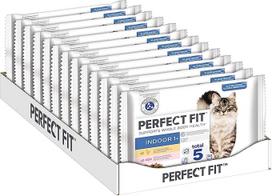 "Perfect Fit Indoor 1+" drėgnas ėdalas suaugusioms naminėms katėms nuo 1 metų, palaiko gyvybingumą, įvairios veislės