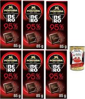 "Perugina Nero Fondente Extra 95% Tavoletta di Cioccolato Fondente", 95% juodojo šokolado plytelė, 6x 85g + itališka gurmaniška polpa 400g