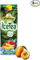 "Pfanner IceTea Mango Passion Fruit" - tiesioginio virimo juodoji arbata su mango ir pasiflorų sultimis (1 x 2 l) (6 vnt.)