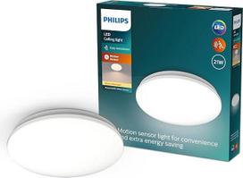 "Philips Acuna CL253" lubų šviestuvas su jutikliu, apvalus, 21 W, 2500 Lm, 2700 K, baltas, IP20, šilta balta šviesa