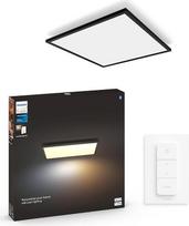 "Philips Hue White Ambiance Aurelle Panel Light", juoda, su reguliatoriumi, 60 x 60 cm, visi balti atspalviai, valdoma per programėlę, suderinama su "Amazon Alexa" ("Echo", "Echo Dot")