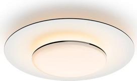 "Philips LED SceneSwitch Garnet" lubų šviestuvas (30 W), LED šviestuvas su trimis užtamsinimo lygiais ir šilta balta šviesa, LED apšvietimas su "EyeComfort", juodas