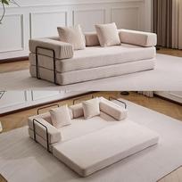 "PixelPilot" 195 cm sofa-lova, sulankstomas čiužinys su fiksuotu rėmu, patogus išskleidžiamas futonas, modulinė sofa-lova be spyruoklinio pagrindo, skirta svetainei