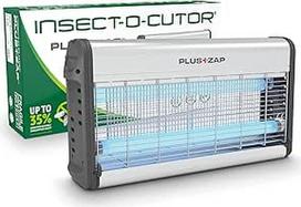 "PlusZap" elektrinis musių naikintuvas, uodų kontrolė, galingas naikinimo tinklelis, iš anksto įmontuotos UV lempos, surinkimo dėklas, "Zap Kill" gaudyklė, 30 W aliuminis, 3 karta