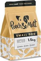 "Pooch & Mutt" - mažų veislių šunims skirtas sausas ėdalas be grūdų, vištienos ir supermaisto mišinys, 1,5 kg