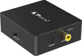 "Portta" SPDIF garso optinis Toslink į koaksialinį dvikryptį keitiklį Splitter