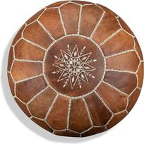"Poufs&Pillows Premium" natūralios odos pufas, rankų darbo, pristatomas užpildytas, pufas, pupelių maišas, pėdkelnė