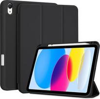 "ProCase" dėklas "iPad A16" 11 ir 10 kartos (2025/2022) su pieštuko laikikliu - lengvas ir plonas apsauginis dėklas su išmaniuoju dangteliu - juodas
