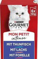 "Purina Gourmet Mon Petit" aukštos kokybės ėdalas suaugusioms katėms 8 pakuotės (8 x 6 x 50 gramų)