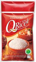 "Q RICE" 100% ilgagrūdžiai jazminų ryžiai iš Tailando - kvapnūs, aromatingi, šiek tiek lipnios tekstūros - idealiai tinka kariui, dubenėliams ir azijietiškiems patiekalams - 1 x 5 kg