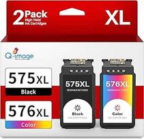 "Q-image" spausdintuvo kasetės 575 576 Multipack PG 575 XL 576 XL, skirtos "Canon" 575 juodos spalvos 576, skirtos "Canon PIXMA TS3550i TR4755i TR4750i TR4751i TS3551i TS3750i TS3751i TS3752i TR4756 i i i