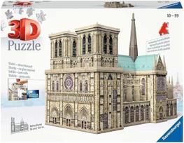 "Ravensburger" suaugusiųjų dėlionė 12523 colių Notre Dame 3D dėlionė