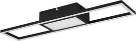 "Reality Leuchten Rigido R67172132 LED lubų šviestuvas metalinis matinis juodas su 22 W LED, nuotolinio valdymo pultu, reguliatoriumi, spalvų keitimu