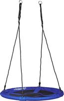 "Relaxdays Nest Swing" apvali uždara sėdynė iki 100 kg Lauko D 90, 100 u. 110 cm, tamsiai mėlyna, 153 x 90 x 90 cm, tamsiai mėlyna