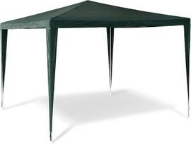 "Relaxdays" pavėsinė 2,5 x 3 x 3 m sodo paviljono palapinė Kvadratinė palapinė su stogu, pagaminta iš 100 % PE, skirta festivaliams ar stovyklavimui, plieninis rėmas, žalia spalva