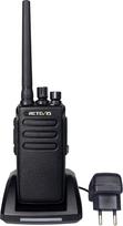 "Retevis RT81" radijo stotis, atspari vandeniui IP67, didelio nuotolio rankinė radijo stotis, DMR profesionali VOX 2200 mAh įkraunama radijo stotis suaugusiems lauke, gelbėjimo darbams (juoda, 1 vnt.)