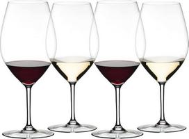 "RIEDEL Wine Friendly 001 Magnum" vyno taurė, 4 vnt., krištolinis stiklas, mašininė gamyba