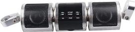 "Riloer" motociklo "Bluetooth" arba garsas, 12 V vandeniui atsparus motociklo "Bluetooth" arba radijo imtuvas ant vairo, Stereo MP3 garsiakalbis, juodas