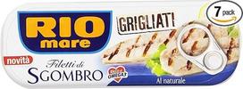 "Rio Mare" skumbrės siūlas, natūralus, turtingas omega 3 - 120 g Tėvelis