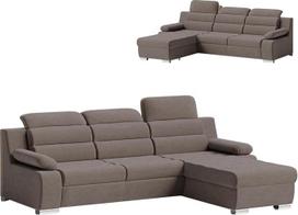 "Robin Inspire Pavero" kampinė sofa su miego funkcija, lovos dėžės atlošai, poilsio funkcija, L formos sofa lova, laisvai pastatoma kampinė sofa, sofa lova, svetainės baldai, gyvenamasis kraštovaizdis tiesiai