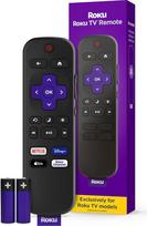 "Roku TV" nuotolinio valdymo pultas (oficialus gamintojas) - lengvas nustatymas ir iš anksto nustatyti programėlių spartieji klavišai - pakaitinis nuotolinio valdymo pultas, suderinamas tik su "RokuTV" modeliais (ne "Roku" grotuvu)