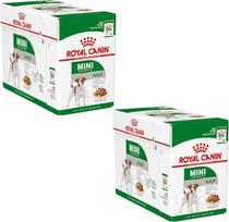 "Royal Canin Mini Adult" | Dviguba pakuotė | 2 x 12 x 85 g | Drėgnas maistas suaugusiems mažiems šunims | su EPA ir DHA