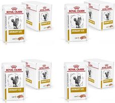 "Royal Canin Veterinary Urinary S/O Mousse for Cats", 4 vnt., 4 x 12 x 85 g, visavertis maistas katėms, skirtas Struvito akmenų tirpimui ir mažinimui