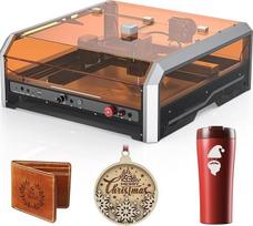 "SainSmart" 20 W uždaras lazerinis graviravimo aparatas su oro palaikymo siurbliu, medžio korio struktūra, kamera ir ventiliacija, "viskas viename" prijungiamas ir paleidžiamas lazerinis graviravimo aparatas, 1 klasės lazerinė sauga