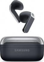 "Samsung Galaxy Buds4" belaidės "Bluetooth" ausinės, 1 krypties garsiakalbis, triukšmo slopinimas naudojant adaptyvųjį triukšmo slopinimą, į ausis dedamos ausinės su 360 garsų, dirbtinio intelekto agentas su balso valdymu, juodos spalvos