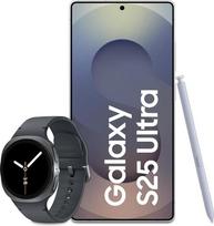 "Samsung Galaxy S25 Ultra AI" išmanusis telefonas su "Galaxy AI", 12GB RAM, 1 TB atminties, titano sidabro mėlynos spalvos, 3 metų gamintojo garantija + "Galaxy Watch8" išmanusis laikrodis