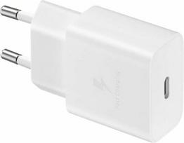 "Samsung" 15 vatų C tipo USB greitojo įkroviklio adapterio įkroviklis, baltas