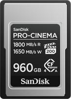 "SanDisk PRO-Cinema CFexpress" 960GB A tipo atminties kortelė (skaityti iki 1800MB/s, įrašyti iki 1650MB/s, 4K, 6K, 8K, VPG200)