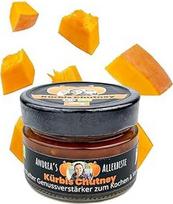 "Sanuus" ekologiškas moliūgų čatnio dipas arba paruoštas padažas, aštrus, su šviežiais ingredientais, pagamintas Vokietijoje (6 x 120 g)