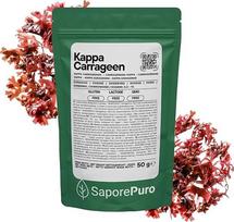 "SaporePuro Kappa Carrageen" milteliai 50 g - be glitimo - maisto želė ir stabilizatorius pikantiškiems patiekalams, mėsai, drebučiams ir desertams