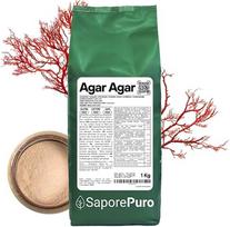 "SaporePuro" AGAR AGAR milteliai 1 kg - natūrali želė medžiaga be glitimo - idealiai tinka molekulinei virtuvei, desertų, uogienių, pudingų ir ledų tirštiklis