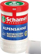 "Schamel" Bavarijos kreminiai krienai (135 g stiklinė) + usy blokas