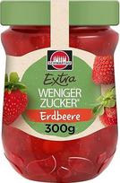 "Schwartau Extra Less Sugar Strawberry", vaisių užtepėlė su sumažintu cukraus kiekiu, 300 g
