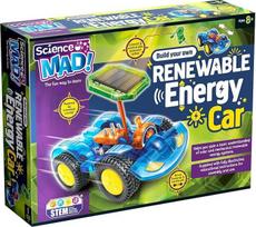 "Science Mad" - sukonstruokite savo elektromobilio rinkinį vaikams, naudojant atsinaujinančiąją energiją - atraskite tvaraus transporto principus - naudokite rankomis valdomą generatorių arba