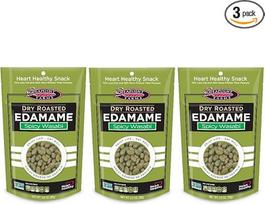 "Seapoint Farms" sausai skrudinti edamame, vasabi, 3,5 uncijos maišeliai (3 vnt.)