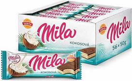 "Sedita Mila" kokosų skonio vafliai 56 × 50 g riboto leidimo