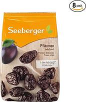 "Seeberger" slyvos be kauliukų, 8 vnt.: itin didelės ir skanios aukščiausios kokybės džiovintos slyvos, ypač saldžios ir aromatingos, džiovintos, veganiškos (8 x 500 g)