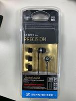 "Sennheiser CX 400-II Precision" ausinės - (dvimačiai, juodos spalvos, į ausis, laidinės, 3,5 mm (1/8), 1,2 m)