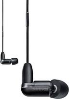 "Shure AONIC 3" laidinės garsą izoliuojančios ausinės, vieno garsiakalbio garsiakalbio garsiakalbiai su "Bassport", pritaikyti ausims, nuimamas laidas, suderinamos su "Apple" ir "Android" įrenginiais - juodos spalvos