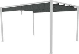 "Sky Gazebo" pavėsinės stogas antracito spalvos, 4 x 3 m, 100 % polipropilenas