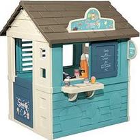 "Smoby" - "Sweety Corner Playhouse" - vaikų žaidimų namelis, skirtas naudoti viduje ir lauke, su prekystaliu ir daugybe priedų, nuo 2 metų