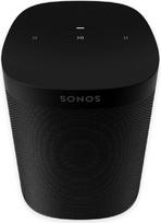 "Sonos One SL" - galingas garsiakalbis be mikrofono muzikai ir kitoms funkcijoms, juodas