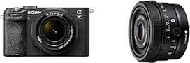 "Sony Alpha 7C II" beveidrodis viso kadro fotoaparatas su SEL2860 ir SEL40F25G (33 MP, realaus laiko automatinis fokusavimas, 10 BPS, 4K vaizdo įrašas, pasukamas LCD jutiklinis ekranas) Juodas