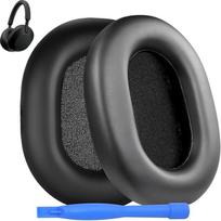 "Sony WH-1000XM5" ausinių įdėklai, skirti "Sony WH-1000XM5" - "Memory Foam" ir "Protein PU" ausinių įdėklai - minkšti keičiamieji įdėklai triukšmą slopinančioms ausinėms - juodi