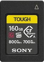 "Sony" CEA-G160T "Compact Flash Express" atminties kortelė 160GB A tipo 800MB/s skaitymo 700MB/s įrašymo juoda